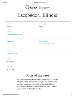 Escobedo v. Illinois
