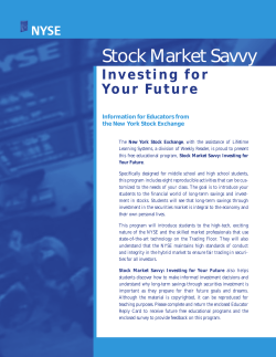 Stock Market Savvy