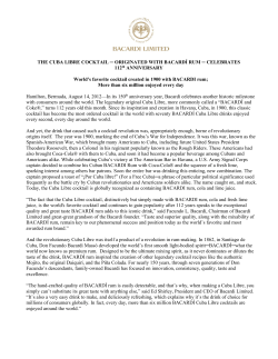 THE CUBA LIBRE COCKTAIL ORIGINATED WITH
