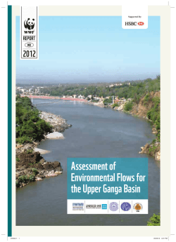 Assessment of Environmental Flows for the Upper Ganga Basin