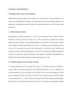 MATERIALS AND METHODS S1 1. Phosphoproteomic