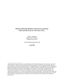 public opinion during the vietnam war