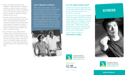 stress - CMHA Ontario