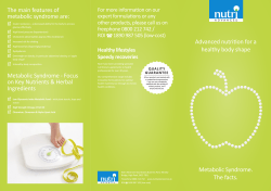 Metabolic Syndrome
