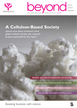 A Cellulose-Based Society