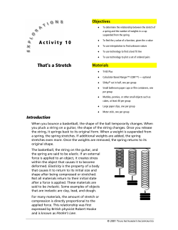 That`s a Stretch Activity 10 - TI Education
