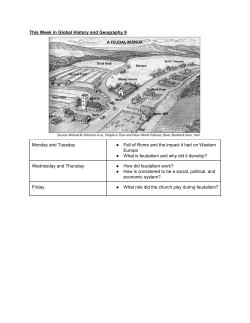 This Week in Global History and Geography 9 Monday and