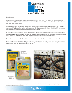 Sealing Porcelain or Stone PDF