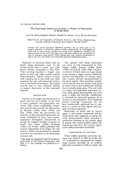 The Gastropod, Siphonaria pectinata: a Factor in Destruction of