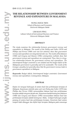 prelim - International Journal of Management Studies