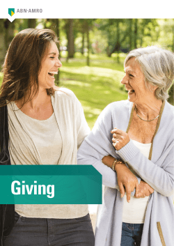 Giving - ABN Amro