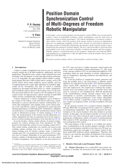 Position Domain Synchronization Control of Multi