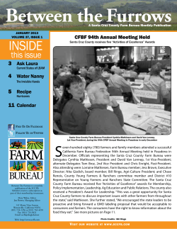 January 2013 - Santa Cruz County Farm Bureau