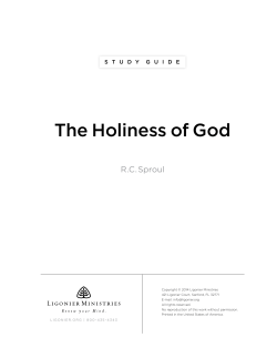 the Holiness of God - Hope Church