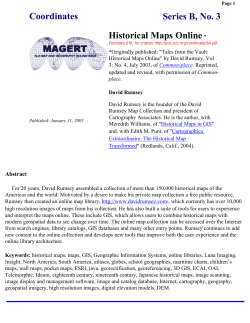 Coordinates Series B, No. 3
