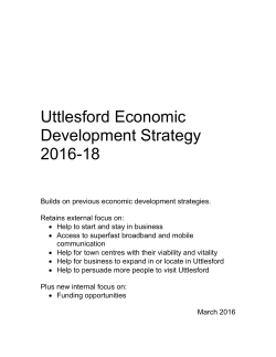 Economic Development Strategy 2016-18