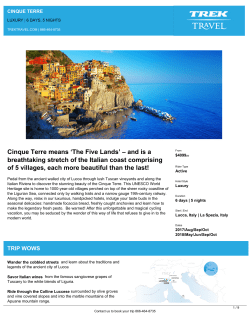 Cinque Terre - Trek Travel