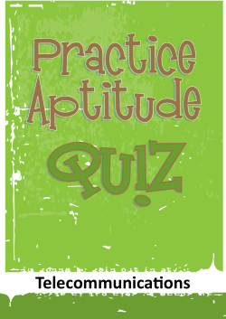 Telecommunications - Australian Apprenticeships and Traineeships