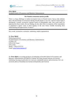 30 Peter Bj&ouml;rk Swedish School of Economics and Business