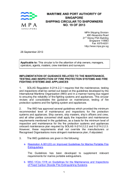 shipping circular to shipowners no. 19 of 2013