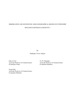 does geograhical region of citizenship influence sentence longevity?
