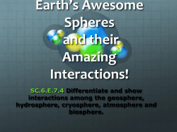 spheres interactions