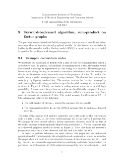 Forward-Backward Algorithm, Sum-Product On Factor Graphs