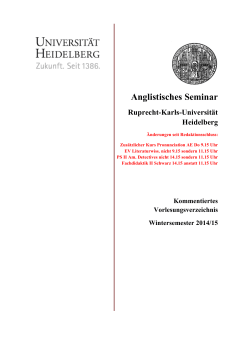 1. Einleitung - Anglistik Heidelberg