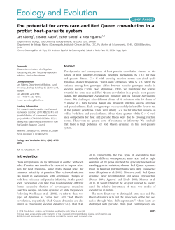 The potential for arms race and Red Queen coevolution in a protist