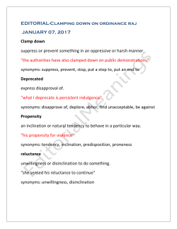 7th January- Editorial Meanings(Pdf Download)