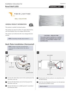 Revel Wall - Tech Lighting