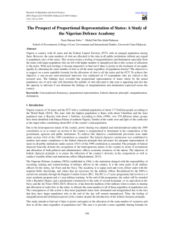 The Prospect of Proportional Representation of States: A