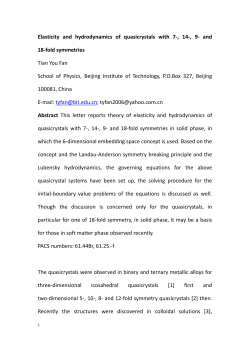 Elasticity and hydrodynamics of quasicrystals with 7-, 14-, 9