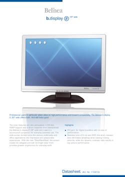 Professional users in particular place value on high