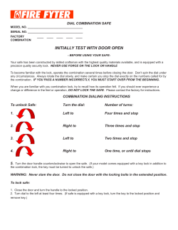 combination lock instructions