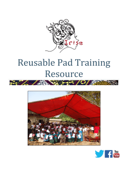 Reusable Pad Training Resource