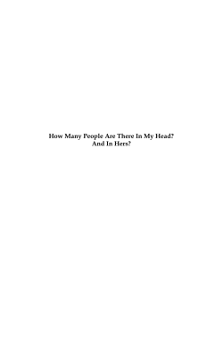 How many people are there in my head
