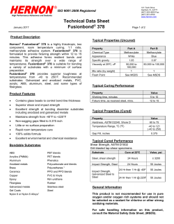 Technical Data Sheet - Hernon Manufacturing