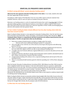 senate bill 231 frequently asked questions