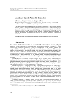 Learning to Operate Anaerobic Bioreactors