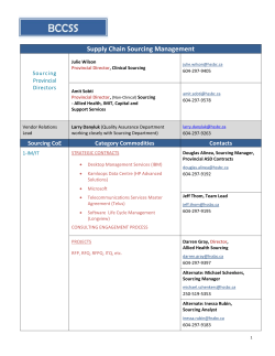Sourcing contact list