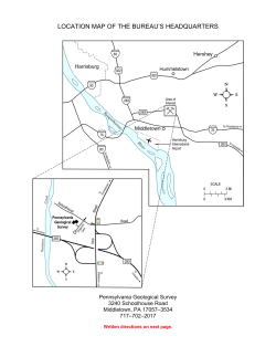 location map of the bureau`s headquarters