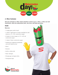 J-Slice Costume Instructions