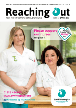 Reaching Out - St Wilfrid`s Hospice