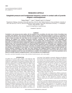 Tobias Riede, Isao T. Tokuda, Colleen G. Farmer