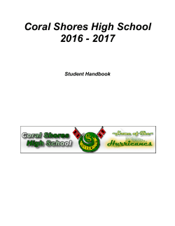 2016-2017 Student Handbook