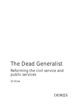 Dead Generalist