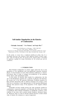 Self-similar Singularities in the Kinetics of Condensation