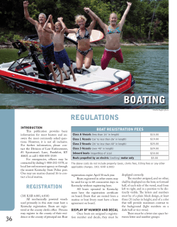 boating - Kentucky Lake