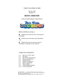 being friends - Live Wire Media